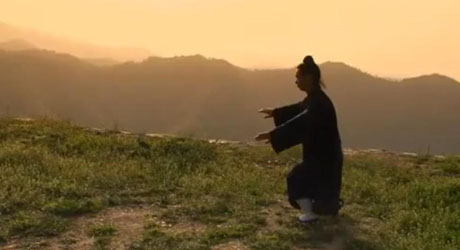 Standing on Wudang Mountain